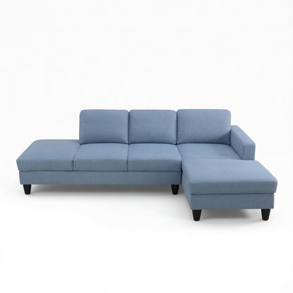 L - Shaped Sectional Sofa With Chaise & Ottoman