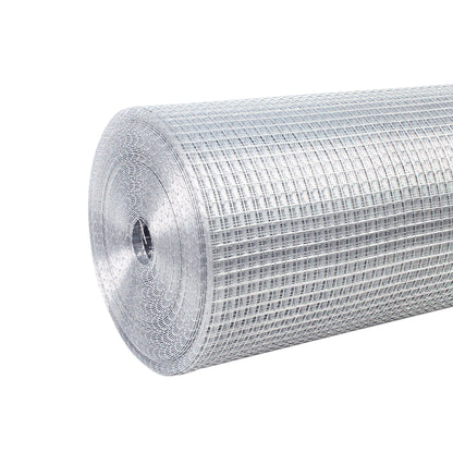 Galvanized Hardware Cloth, Wire Fence Roll For Gardening And Animal Protection - Silver