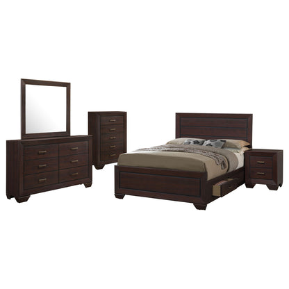 Oatfield - 5 Piece California King Bedroom Set - Brown