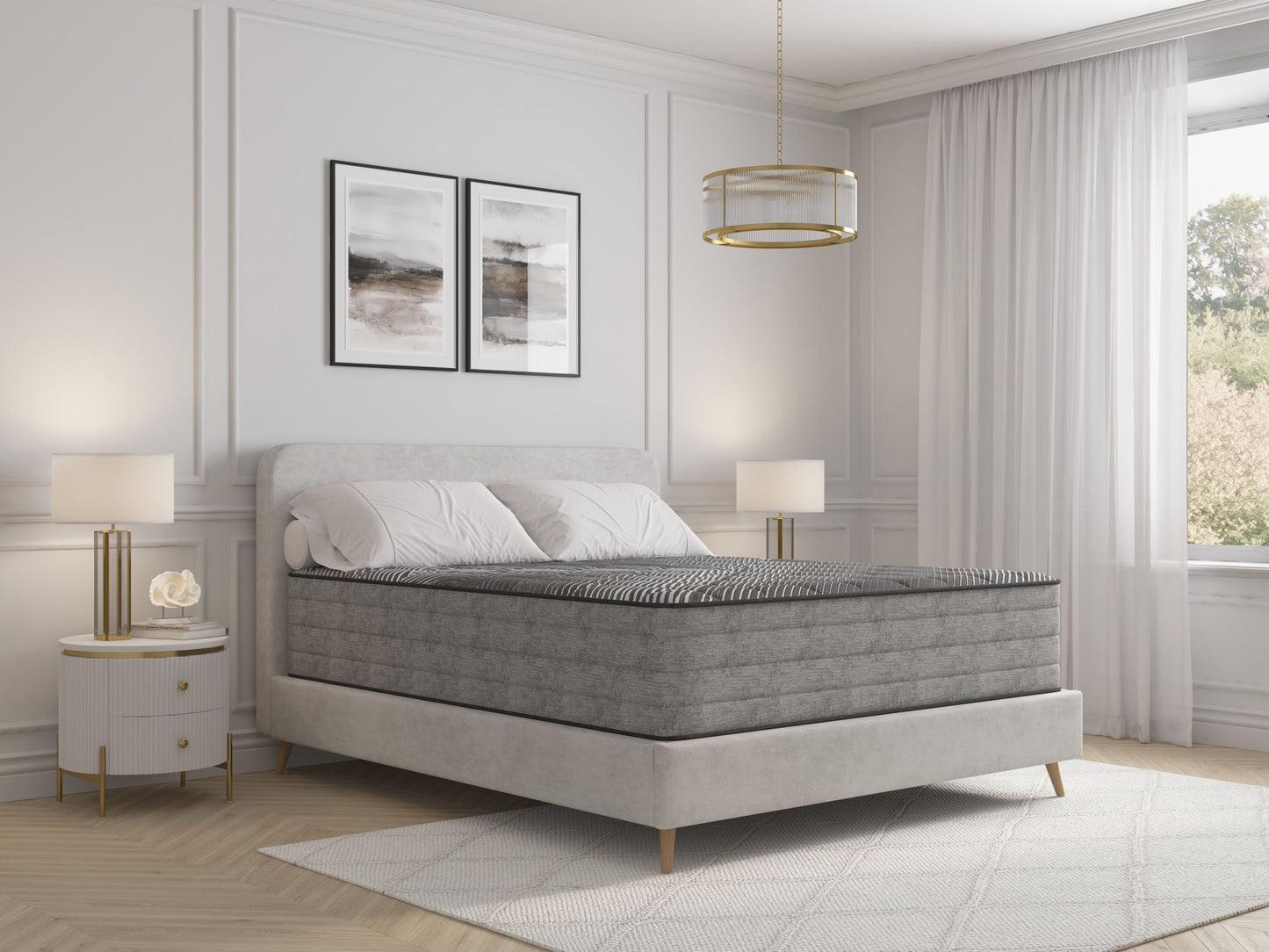 Pure Ice - 14" Lux Firm Quilted Mattress