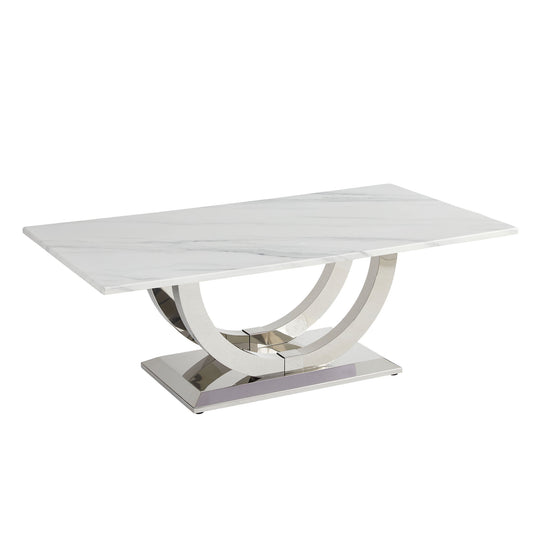 Rectangular Coffee Table With Base
