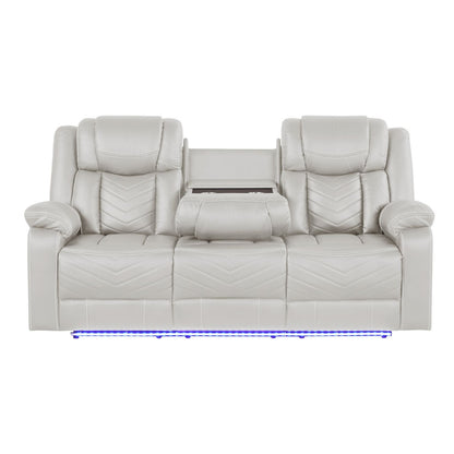 Challenger - LED Power Recliner Sofa