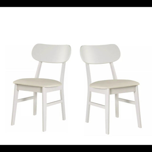 Dining Chairs (Set of 2) - White