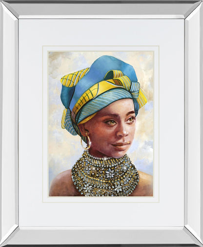 Soulful Beauty I Mirror Framed By Donna Brooks - Beige