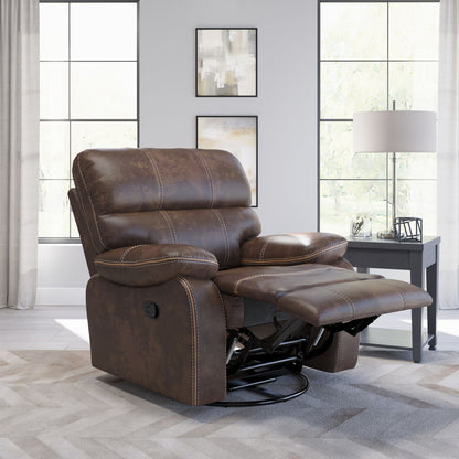 Rustic Swivel Gliding Recliner