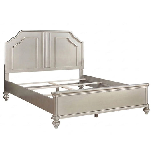 Traditional Design Panel Bed