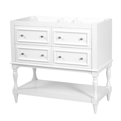 Modern Bathroom Vanity Cabinet With 4 Drawers