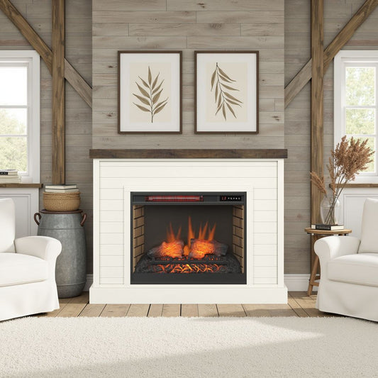 48" Fireplace With Mantel