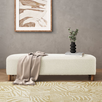 Comfortable Ottoman - White