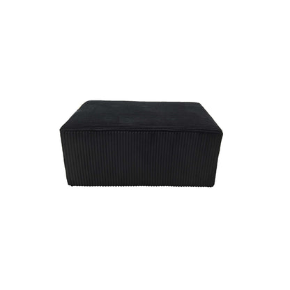 Upholstered Ottoman, Lounge Furniture - Black