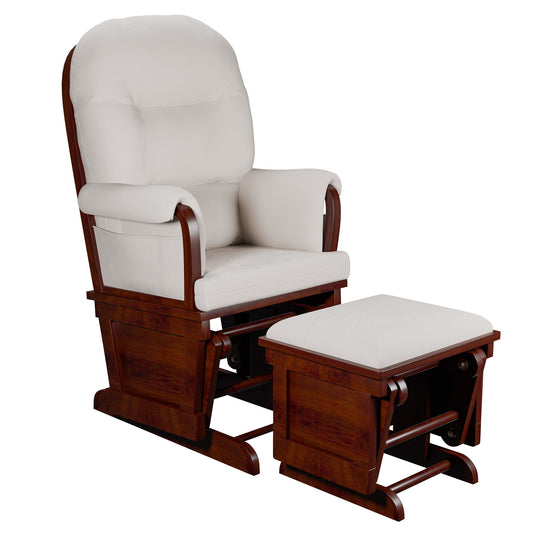 Glider Chair With Ottoman