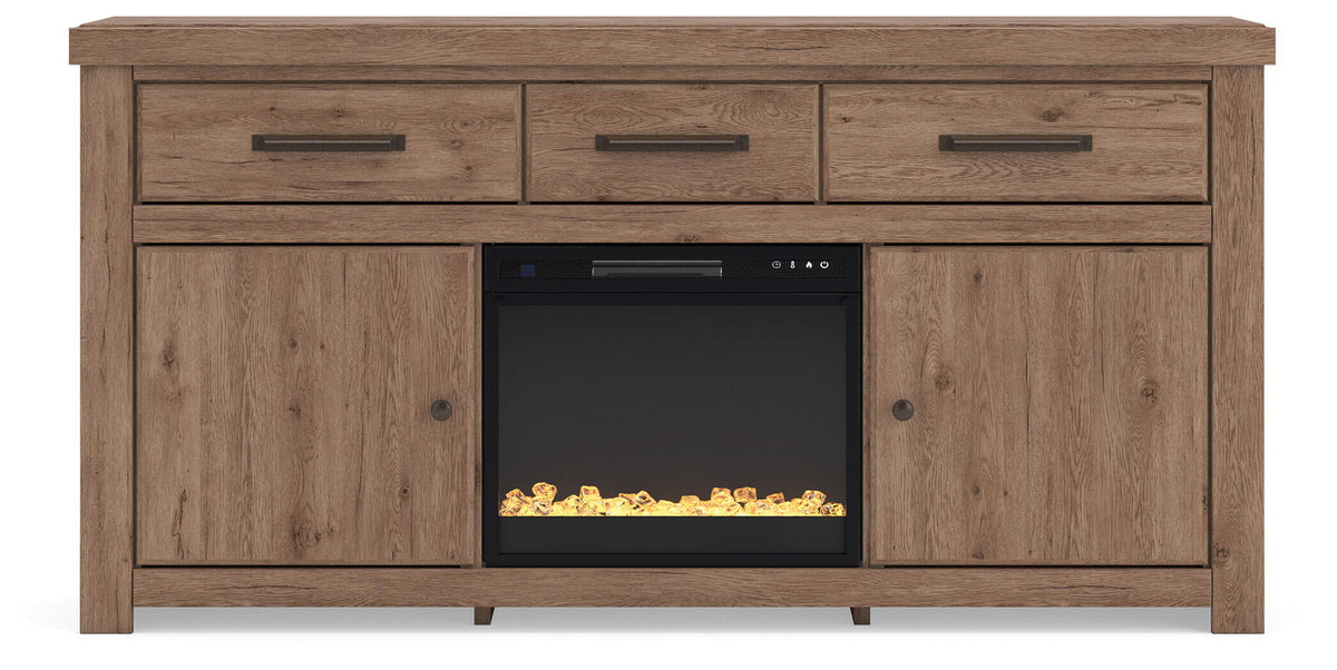 Garistyn - TV Stand With Fireplace Option