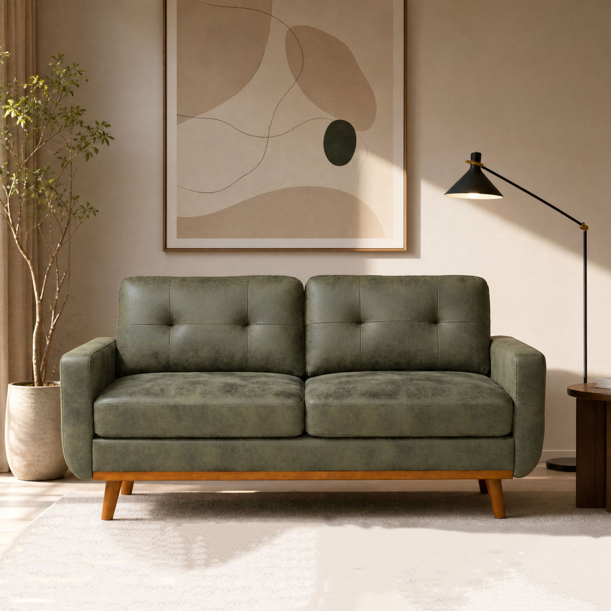 Modern 2 Seater Sofa