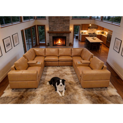 Modular Sectional With Large Square Arms