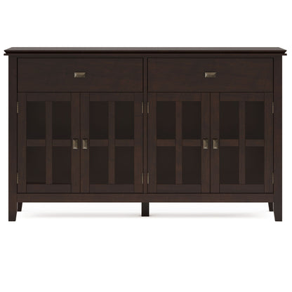 Artisan - Large 4 Door Sideboard Buffet - Dark Chestnut Brown