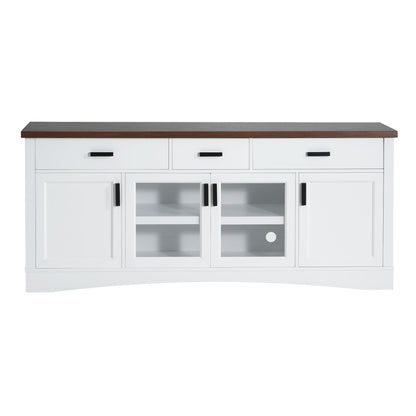 Modern TV Console & Adjustable Shelves