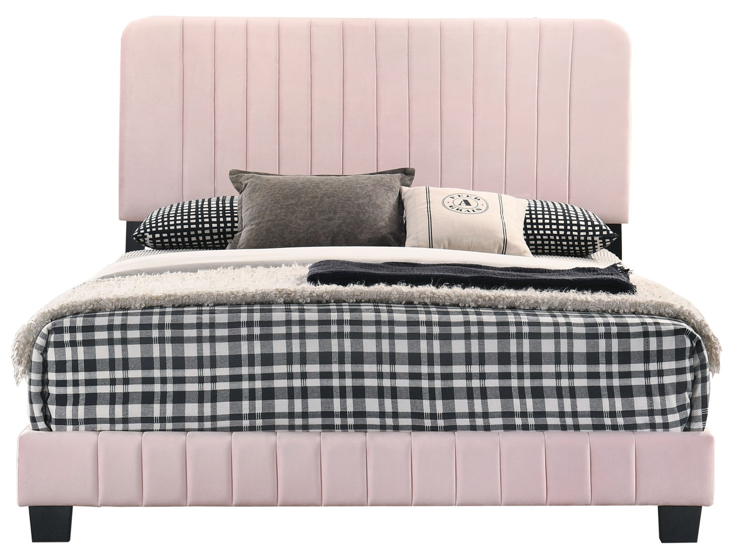 Channel Tufted Bed