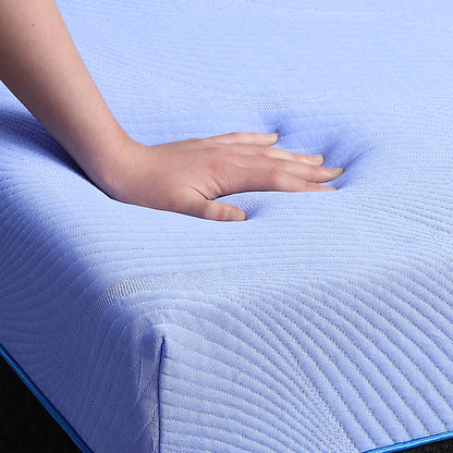 Refresh - 12" Flex Head Memory Foam Hybrid Mattress And Adjustable Base Bundle - Blue - Queen