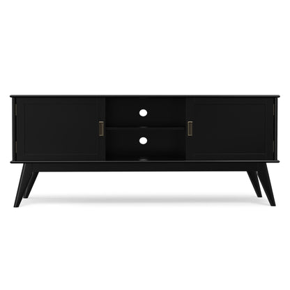 Draper - Handcrafted Mid Century Low TV Media Stand