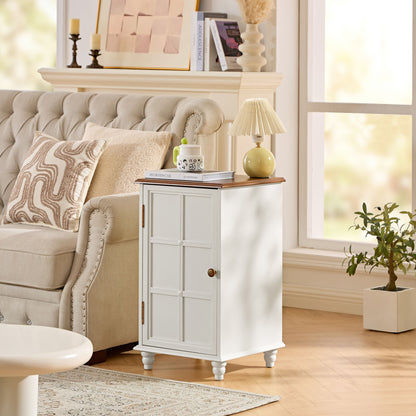 Floor Cabinet With Adjustable Shelf, Storage For Entryway