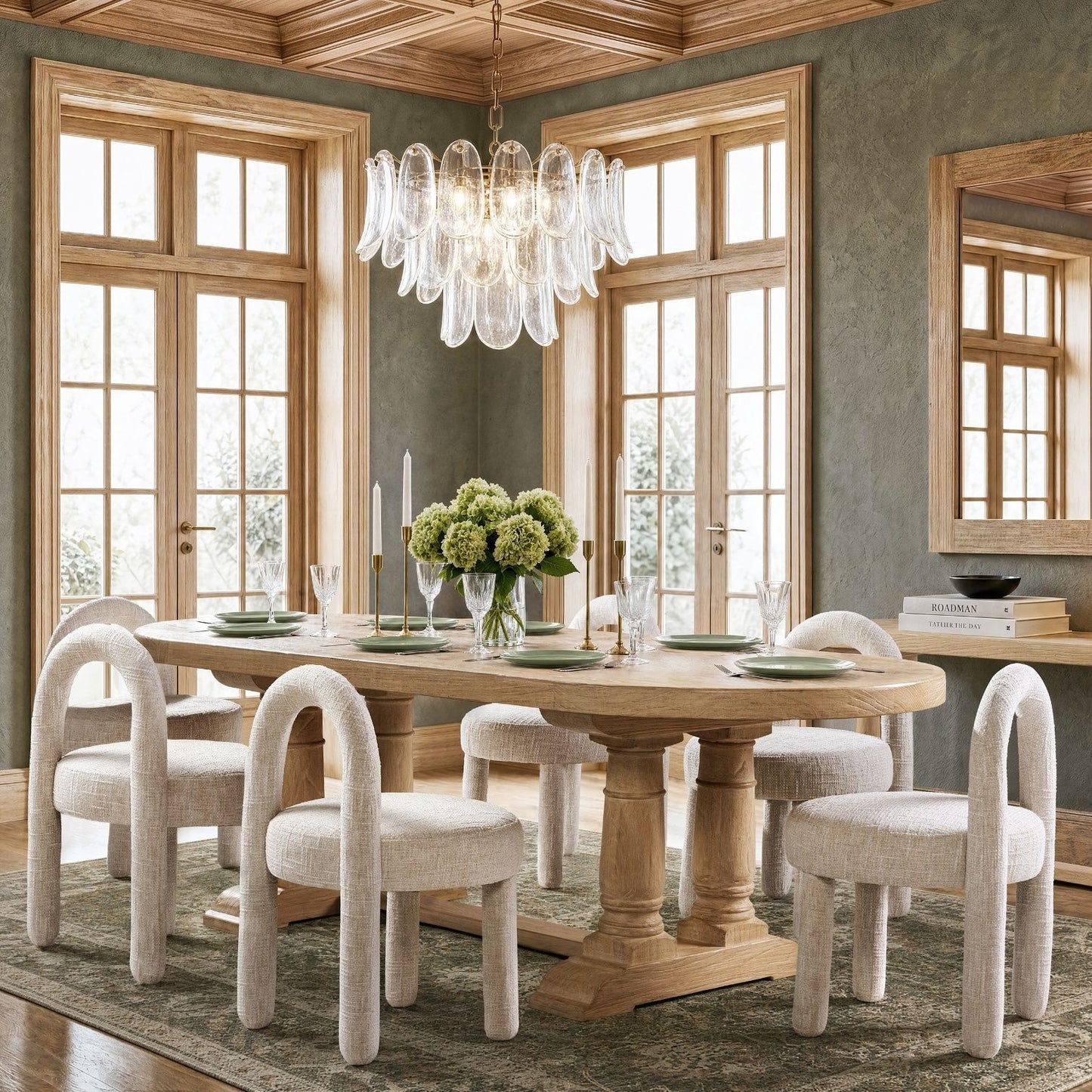 Penny - Round Arched Fully Upholstered Dining Side Chair (Set of 2)