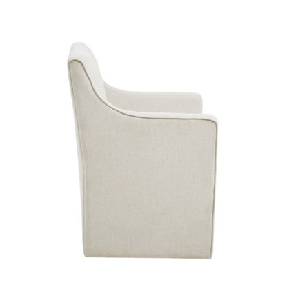 Traditional Skirted Dining Arm Chair