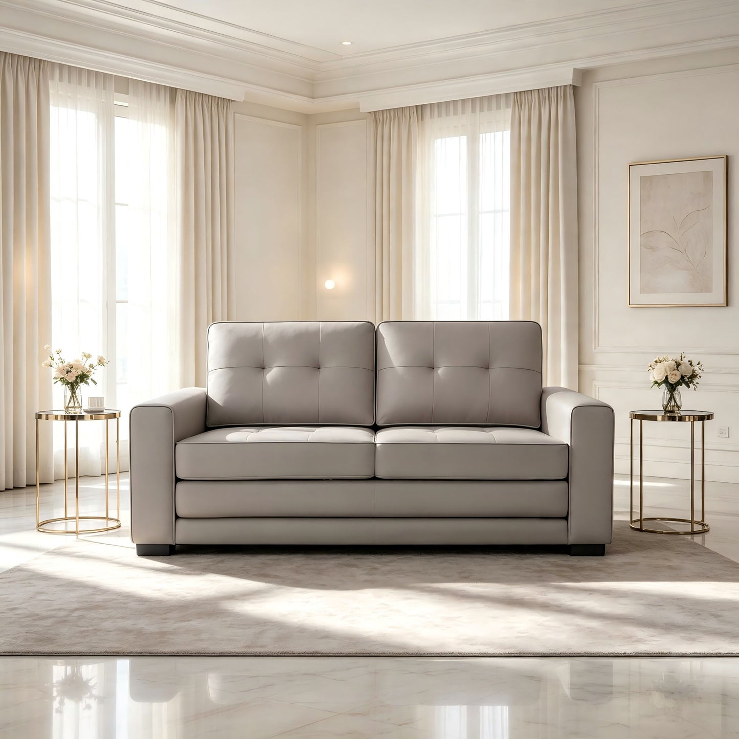 Upholstered Pull Out Sleeper Loveseat