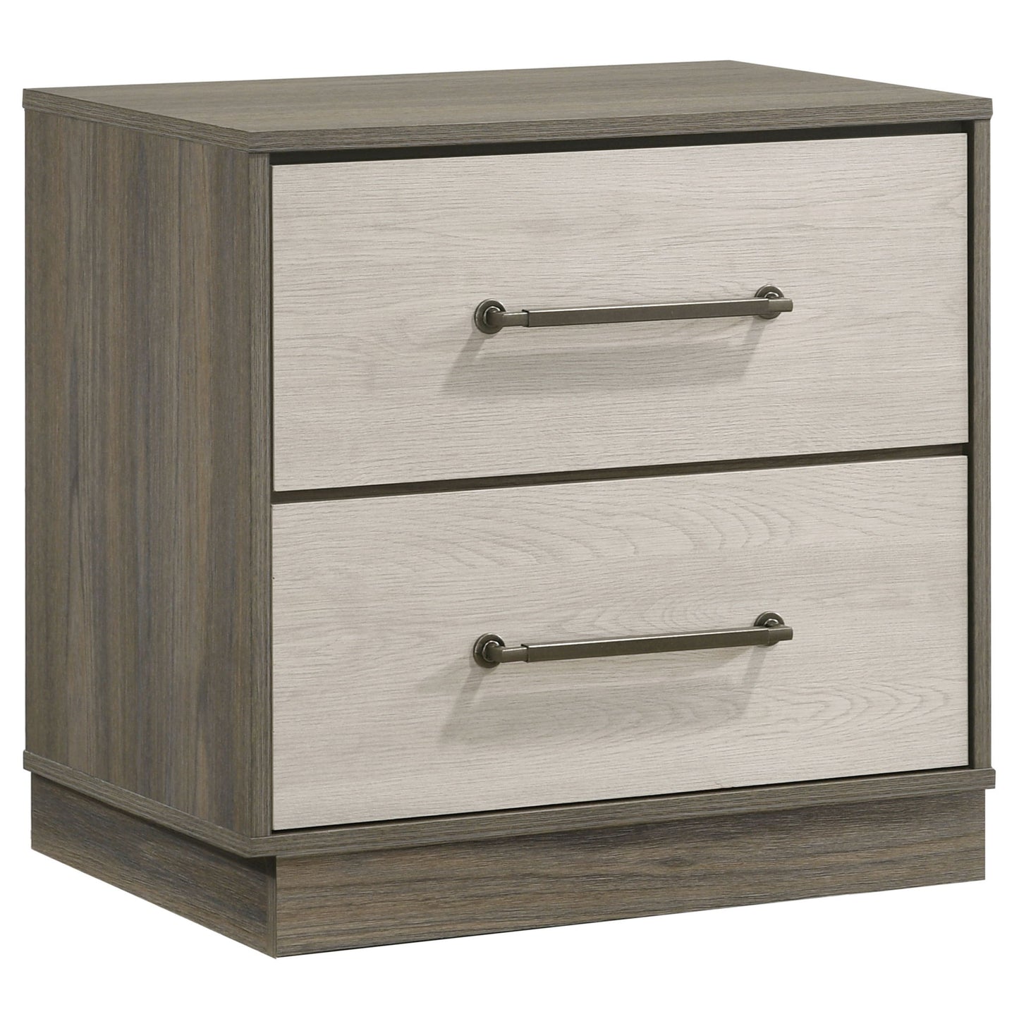 Edmondson - 2 Drawer Nightstand - Gray