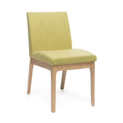 Contemporary Fabric Comfort Dining Chairs (Set of 2)