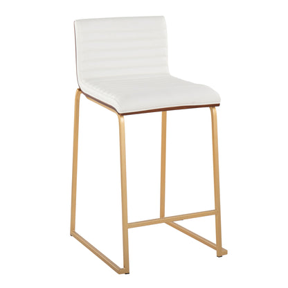 Mason Mara - Contemporary Design Fixed Height Counter Stool (Set of 2)