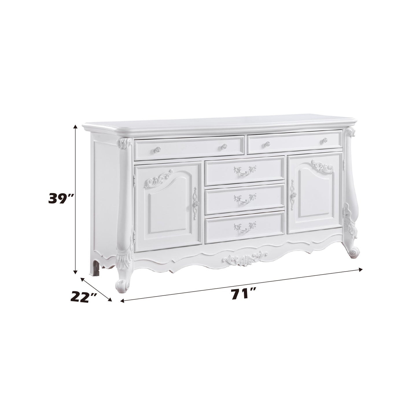 Latisha - Dresser - White