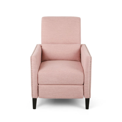 Kiersten - Contemporary Fabric Pushback Recliner