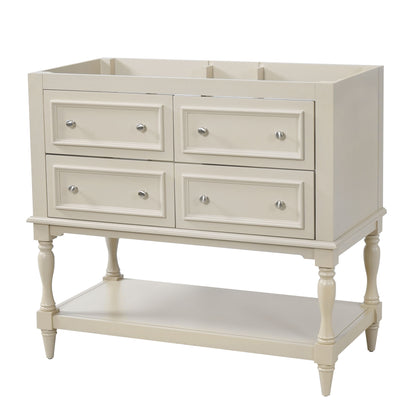 Modern Bathroom Vanity Cabinet With 4 Drawers