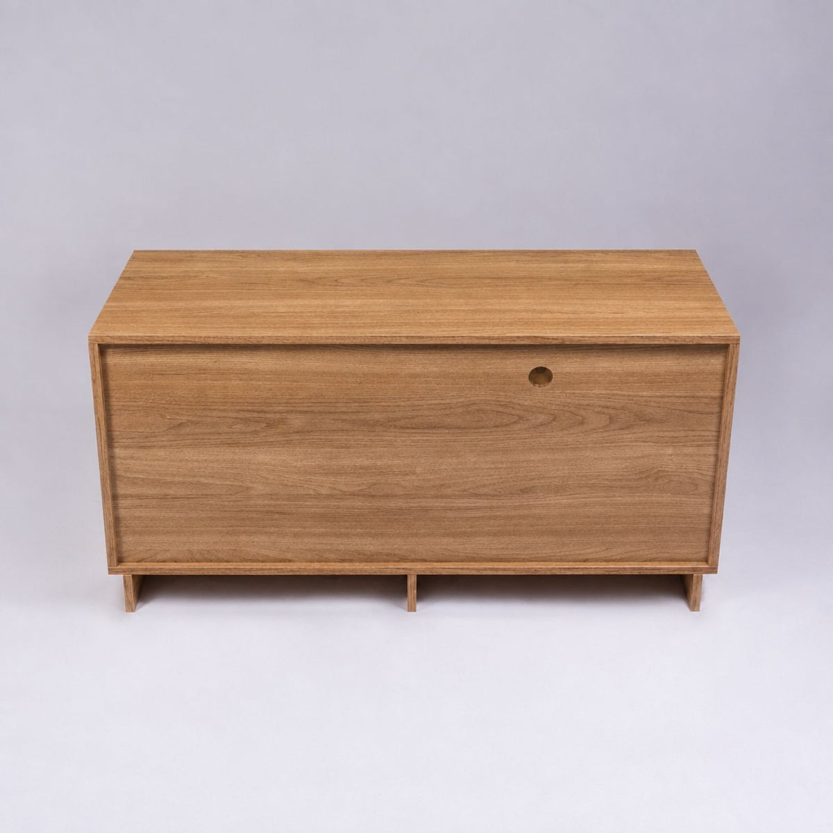 TV Stand For TVs Up To 45" With 1 Door, 1 Drawer, 1 Open Shelf - Oak