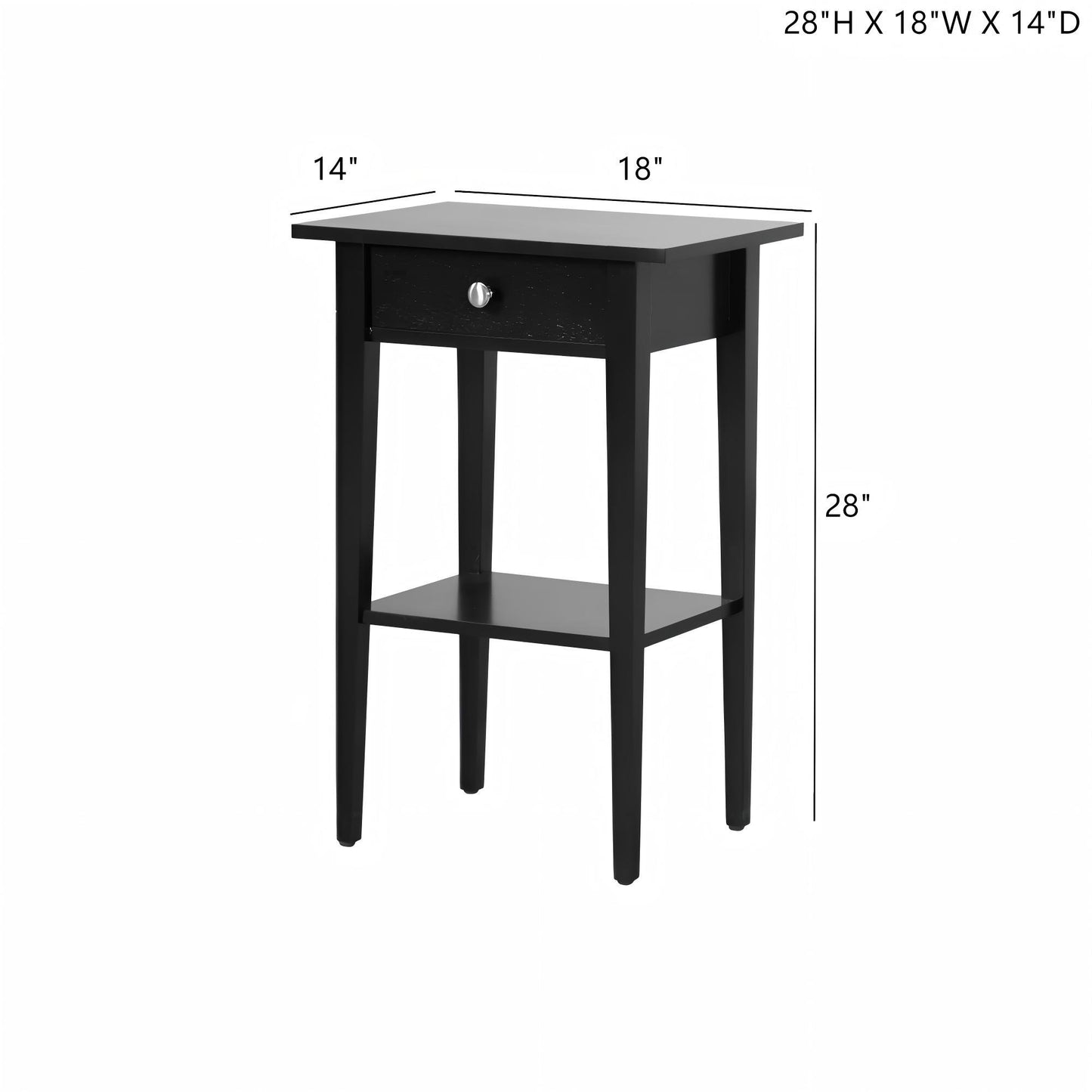 High Quality Wood Nightstand