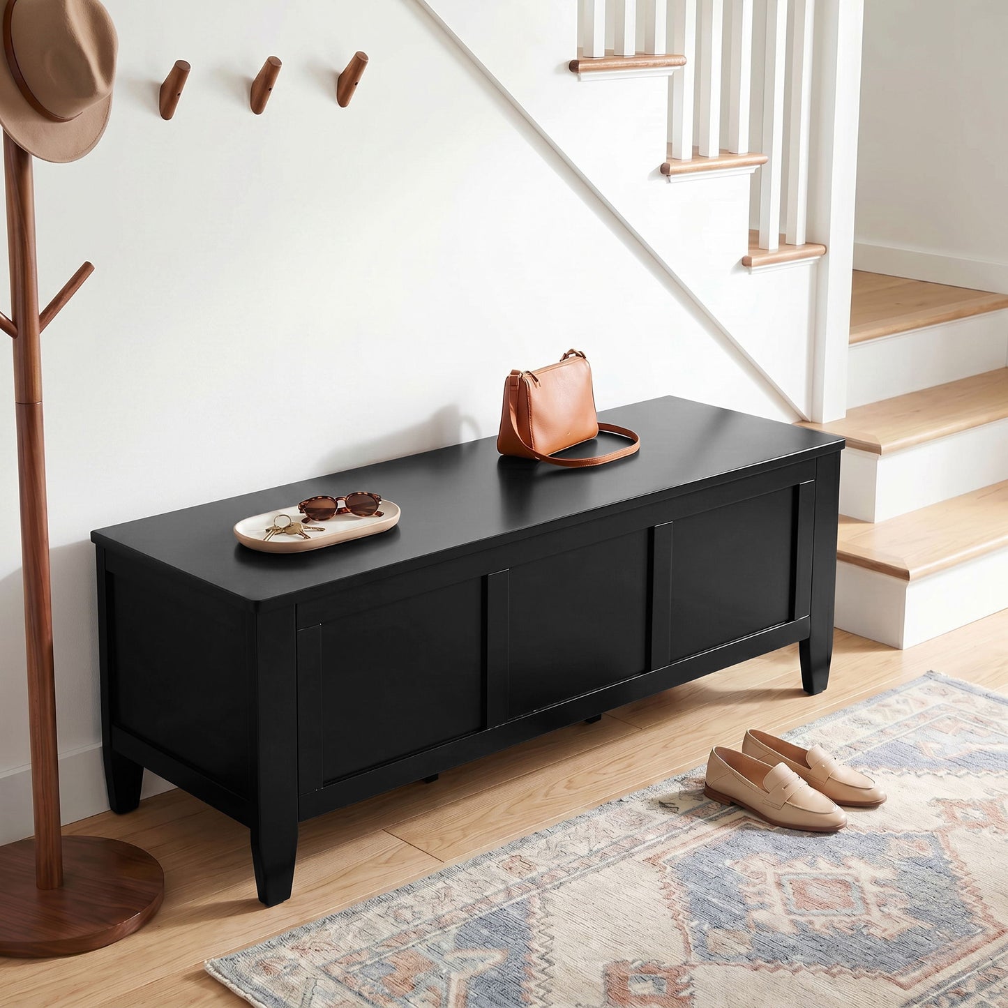 Brooklyn - Storage Bench - Black