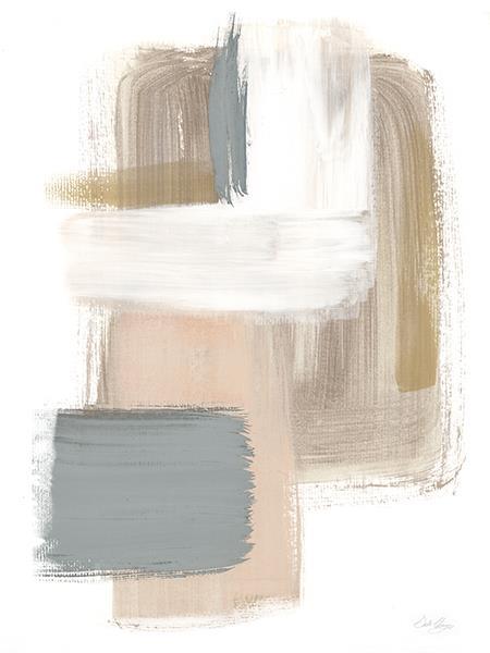 Soft Symmetry I By Stella Chang (Framed Small) - Beige