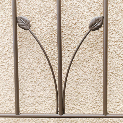 Metal Garden Trellis Rustproof For Climbing Plants Outdoor Flower Support