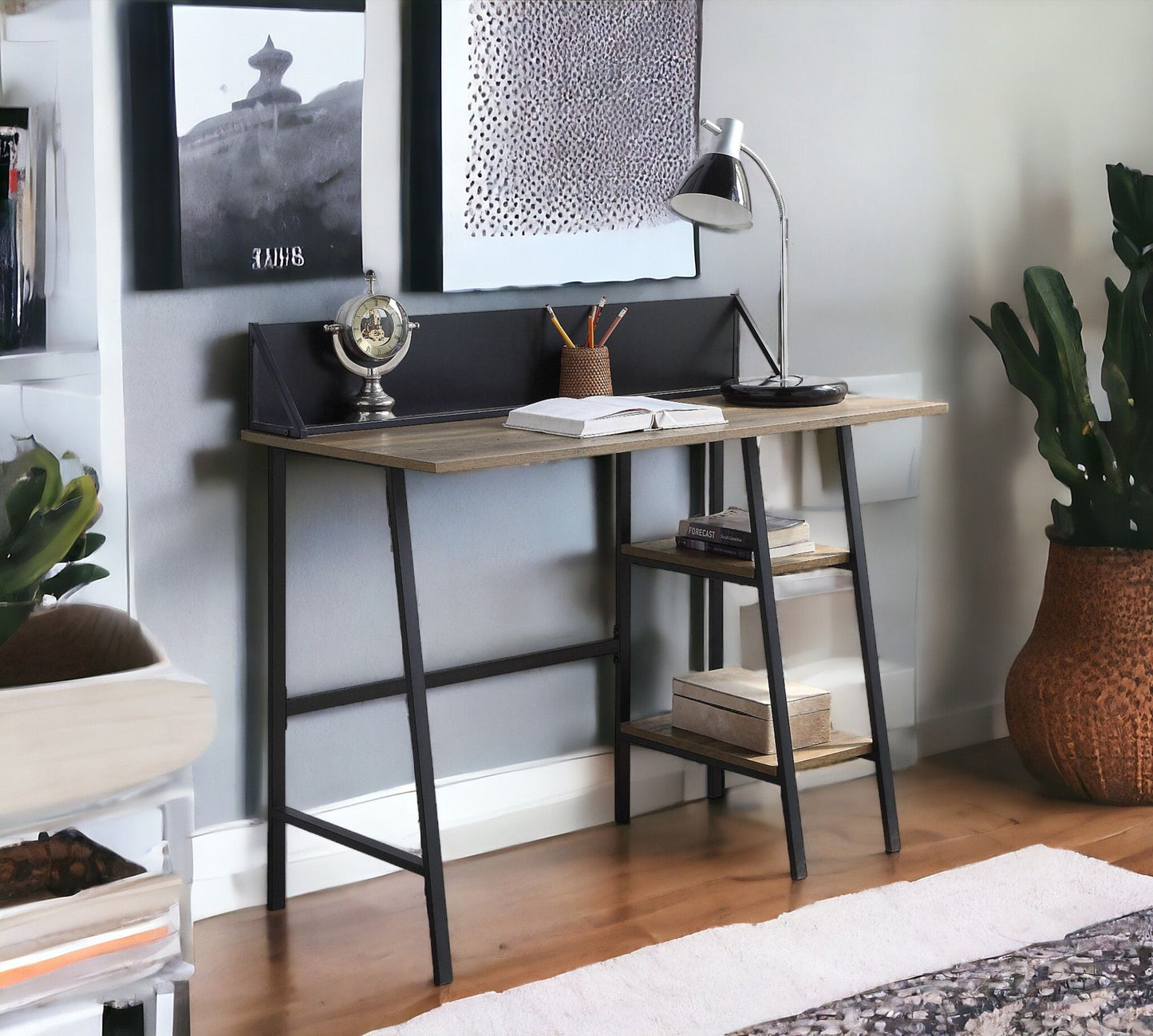 Garima - Writing Desk - Oak