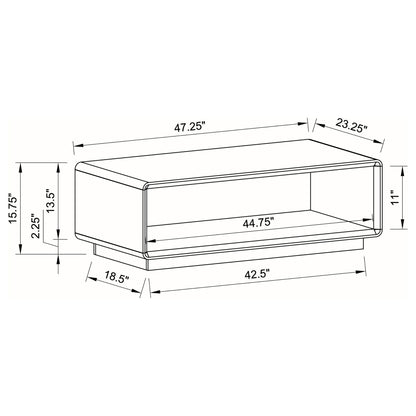 Fletcher - Table With Open Shelf