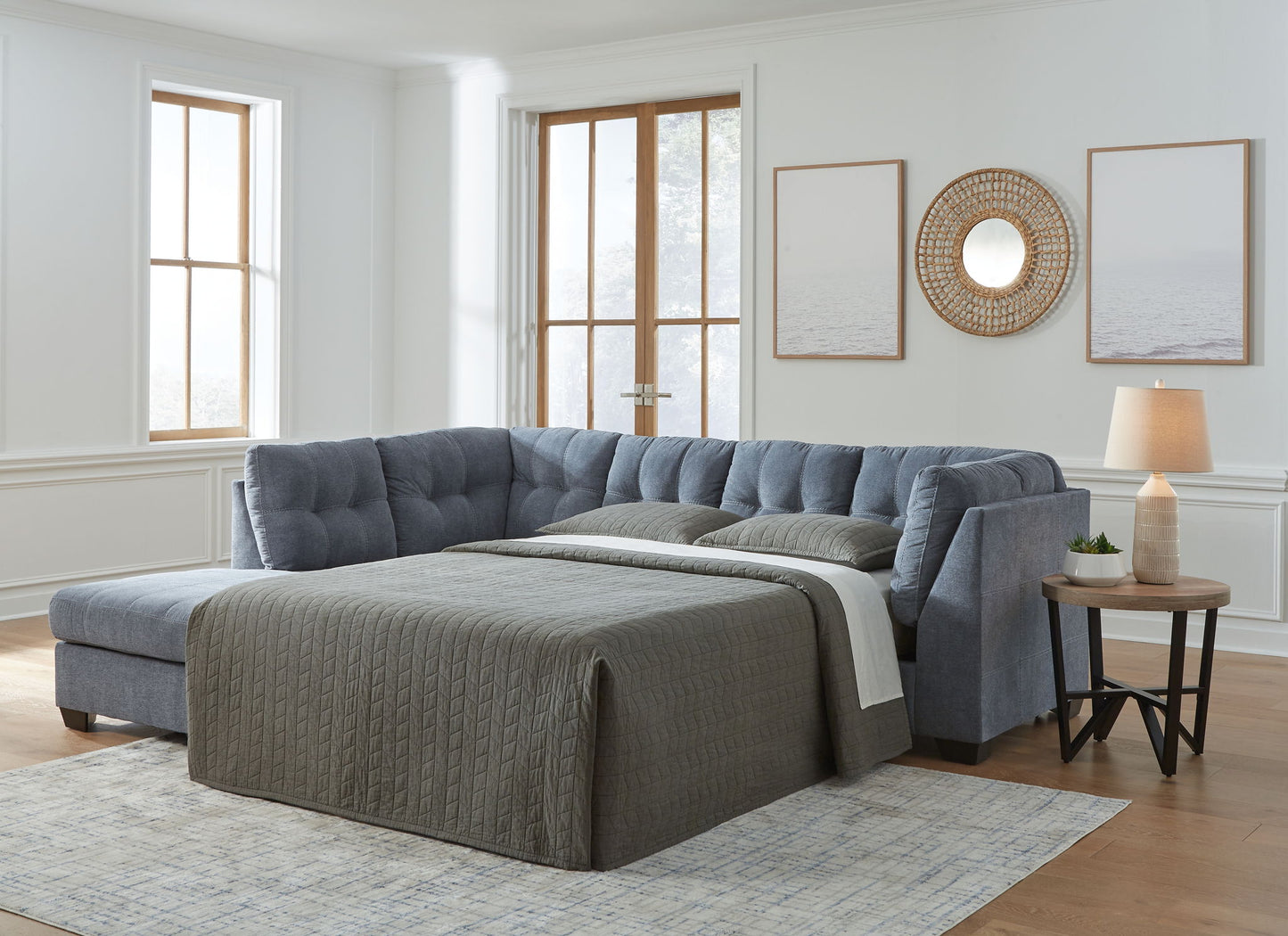 Marleton - Raf Full Sofa Sleeper - Denim