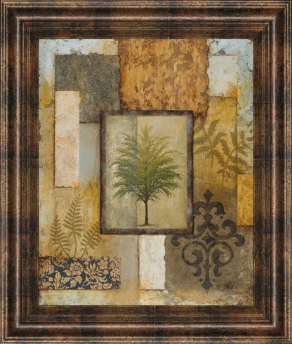 Tree Patch - Framed Print Wall Art - Light Brown