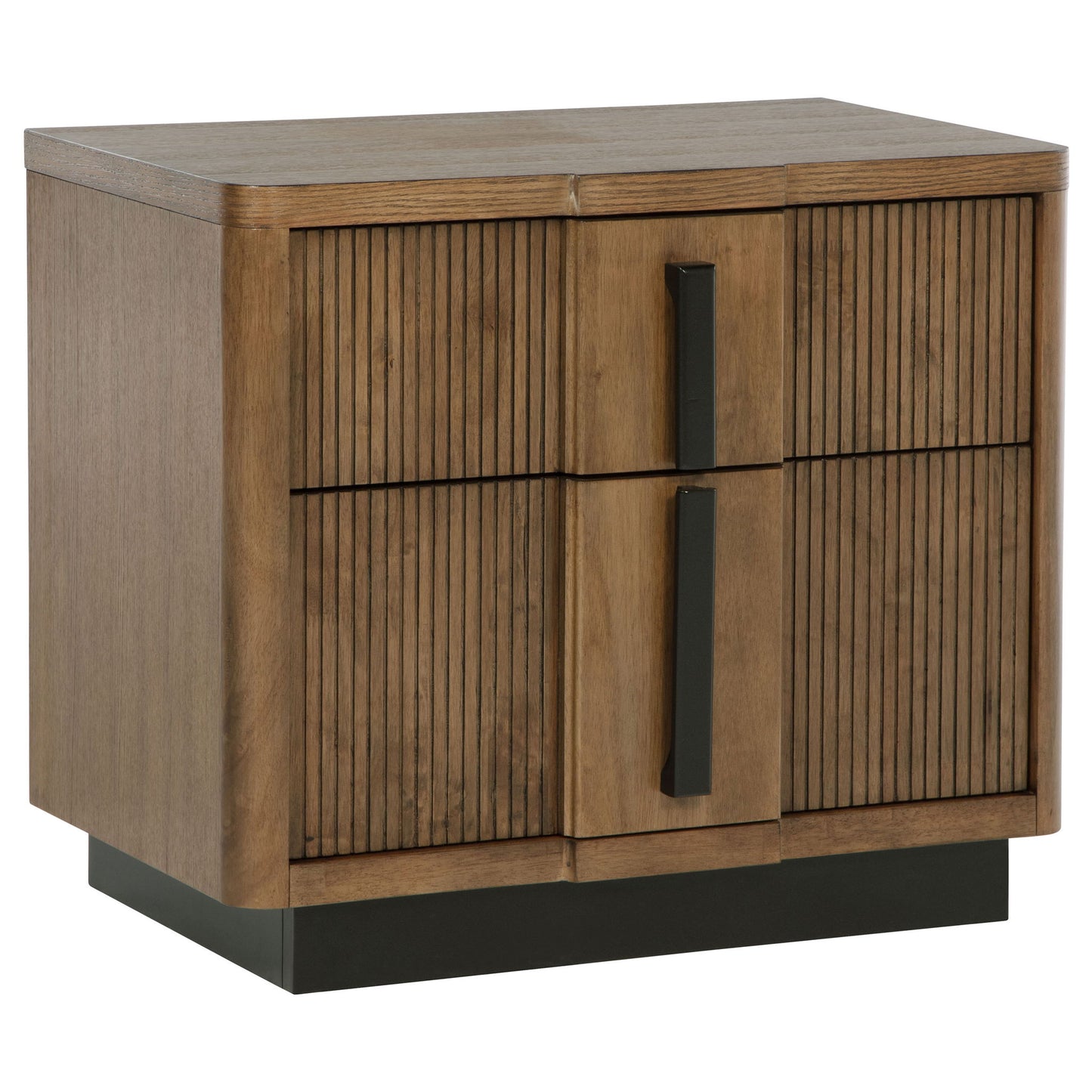 Moraga - 2 Drawer Nightstand - Ash Brown