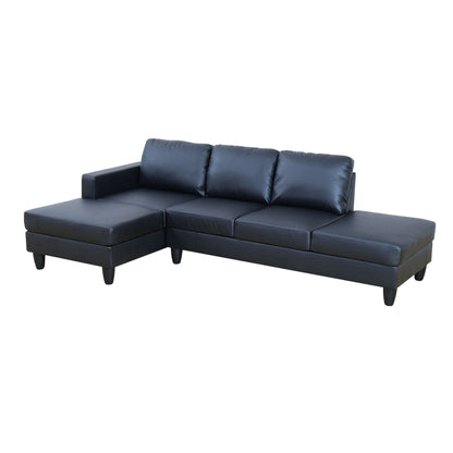 L - Shaped Sectional Sofa With Chaise & Ottoman