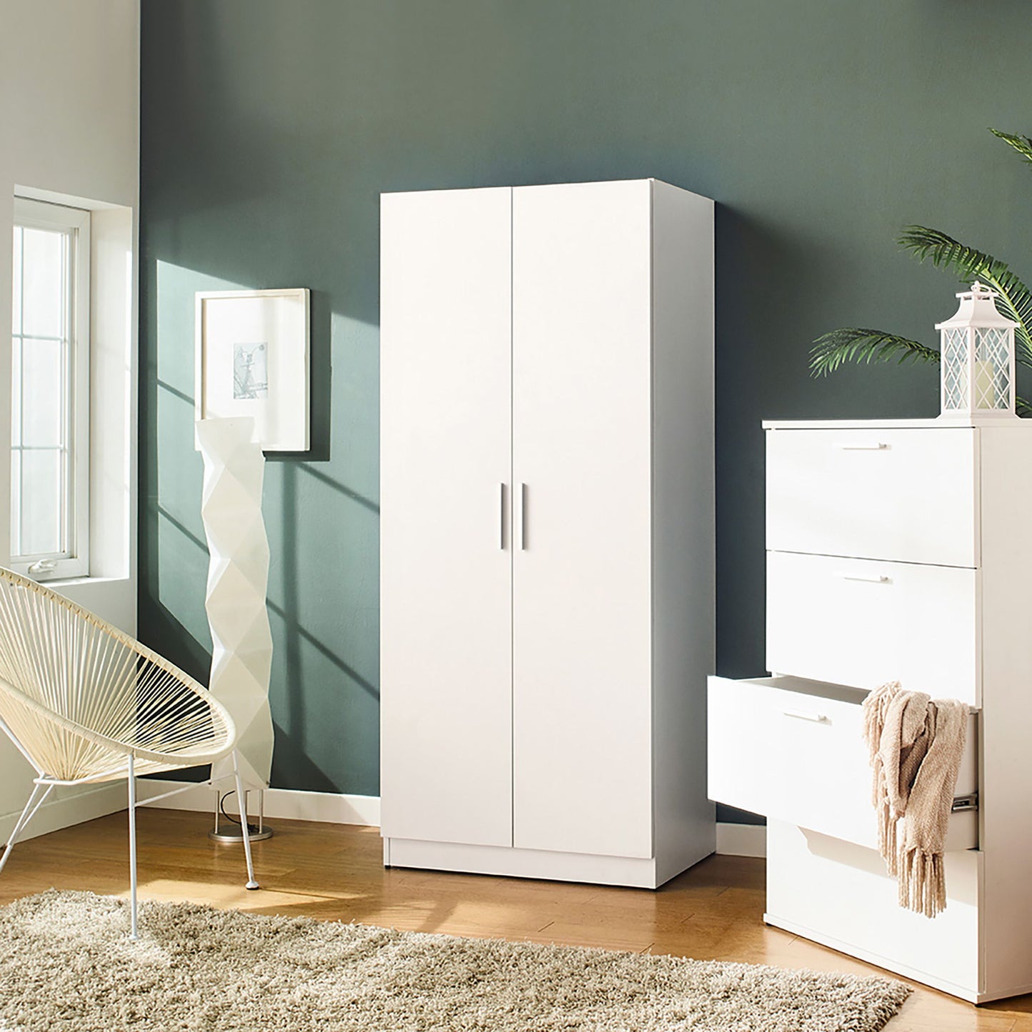 Mia - Farmhouse Shoe Cabinet With 6 Shelves