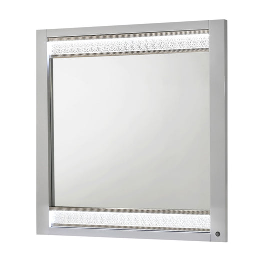 Glam - Mirror With LED Lighting (Includes Mirror Only) - White