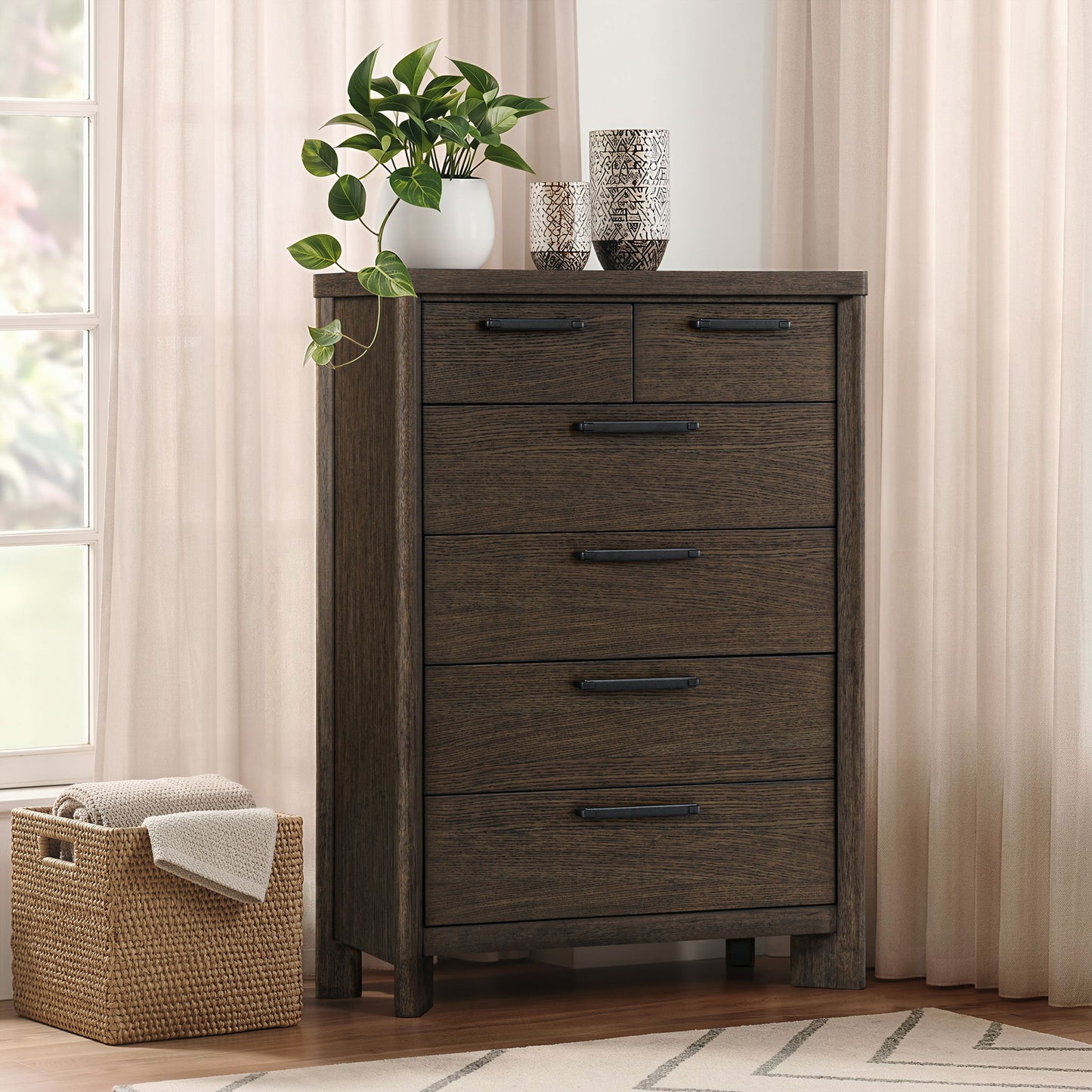6 Drawer Chest With Top Drawers