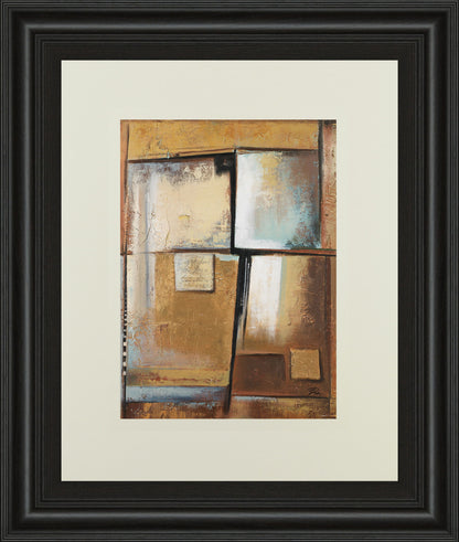 Abstract I By Patricia Pinto - Framed Print Wall Art - Beige