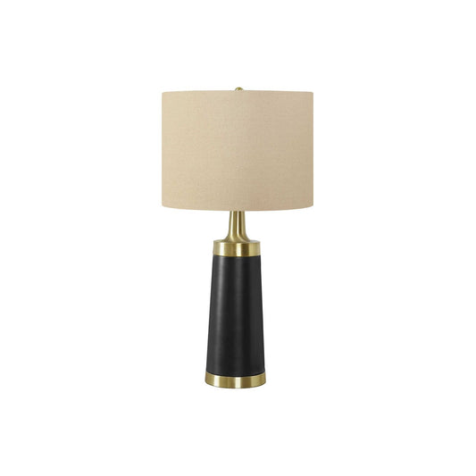 Lighting, Table Lamp, Resin, Contemporary - Black / Cream