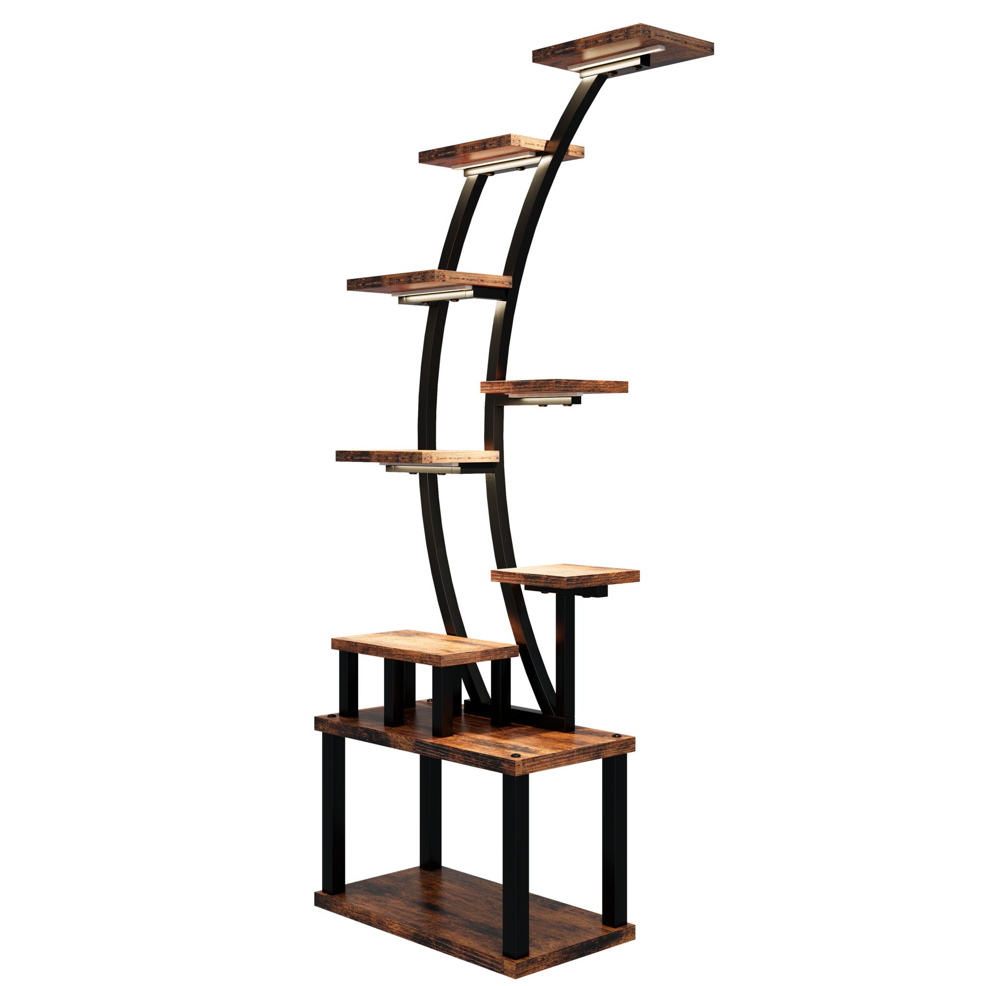 indoor plants rochester ny 9 Tiered Indoor Plant Stand With 5 Adjustable Grow Lights – VIP Furniture Rochester NY